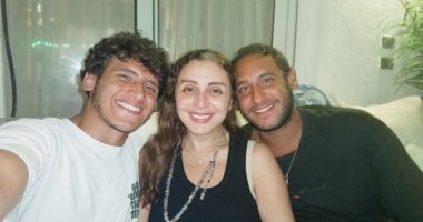 أنغام تظهر بأحدث الصور مع أبنائها بعد رجوعها لمصر