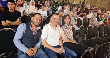 المخرج وائل إحسان يحضر حفل على الحجار في مهرجان القلعة