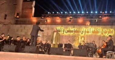 علي الحجار يشدو بأغاني تترات مسلسلات الصعيد في مهرجان القلعة