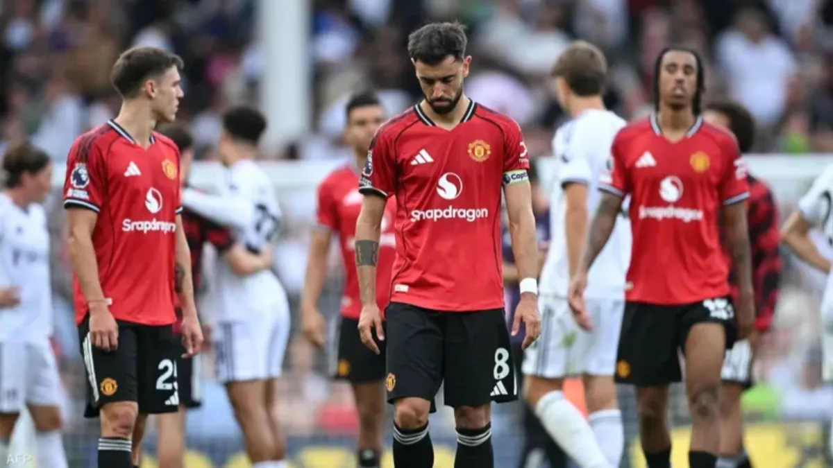 مانشستر يونايتد يواجه صعوبات كبيرة في إنهاء الفرص في الشوط الأول