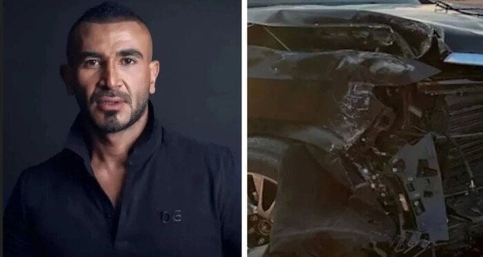 آخر تطورات حالة الفنان أحمد سعد بعد تعرضه لحادث تصادم ونقله إلى المستشفى