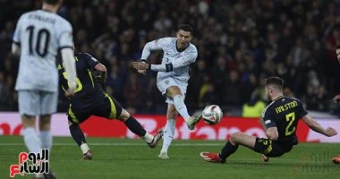 أيرلندا ضد البرتغال.. طرد رونالدو والخسارة يؤجلان تأهل برازيل أوروبا للمونديال