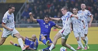 إيطاليا ضد النرويج.. الآزوري يتقدم بهدف في الشوط الأول "فيديو"