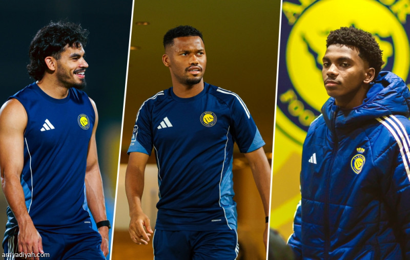 النصر.. المصابون ينهون آخر جلسات التأهيل
                                                2025.11.13 | 03:38 pm
                                                أنهى أيمن يحيى وسعد الناصر وسعد حقوي، لاعبو فريق النصر الأول لكرة القدم، الخميس، آخر جلساتهم العلاجية في عيادة النادي، وفق مصدر خاص بـ«الرياضية».
وأشار المصدر ذاته إلى أن اللاعبين الثلاثة سيخضعون لفحص ميداني، الجمعة،  ...