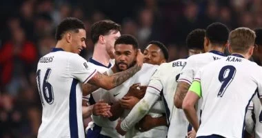 تشكيلة منتخب إنجلترا الرسمية أمام ألبانيا في تصفيات كأس العالم 2026