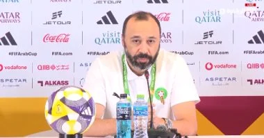 مدرب منتخب المغرب: نستهدف الثلاث نقاط أمام السعودية ولن نلعب على التعادل