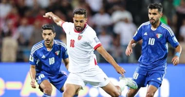 مجموعة مصر.. صاروخية تمنح الأردن التفوق أمام الكويت بالشوط الأول.. فيديو
