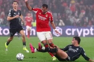 موعد مباراة بنفيكا ضد الريال فى ذهاب ملحق دور الـ16 بدوري أبطال أوروبا